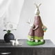 thumbnail image 3 of Figura decorativa de conejo de pie, escultura de animal para escritorio o jardín A, 3 of 9