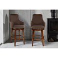 thumbnail image 4 of Homelegance Arm chair, 29- inch, chocolate, 4 of 10