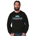 thumbnail image 5 of Smurfs 80s Retro Cartoon Characters Sweatshirt for Men or Women Brisco Brands S, 5 of 6
