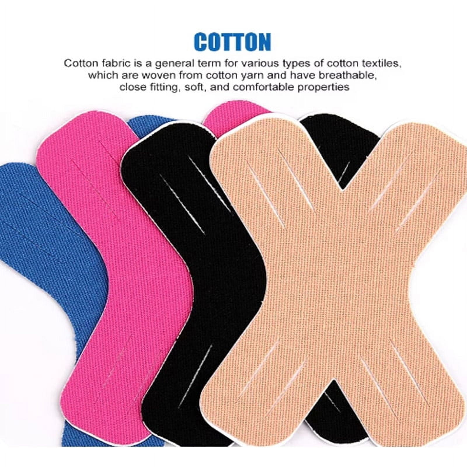 20pcs Kinesiology Tape Elastic Therapeutic Sports Tapes for Knee Shoulder and Elbow, Waterproof Athletic Physio Muscles Strips