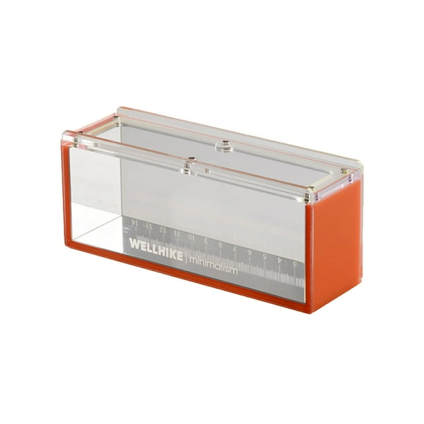 Contenedor Observación Peces Acrílicos Con Caja Pescado A Escala Tapa () Naranja
