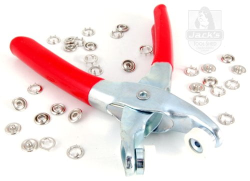 8 Snap Fasteners Pliers Leatherworking Craft Fabric