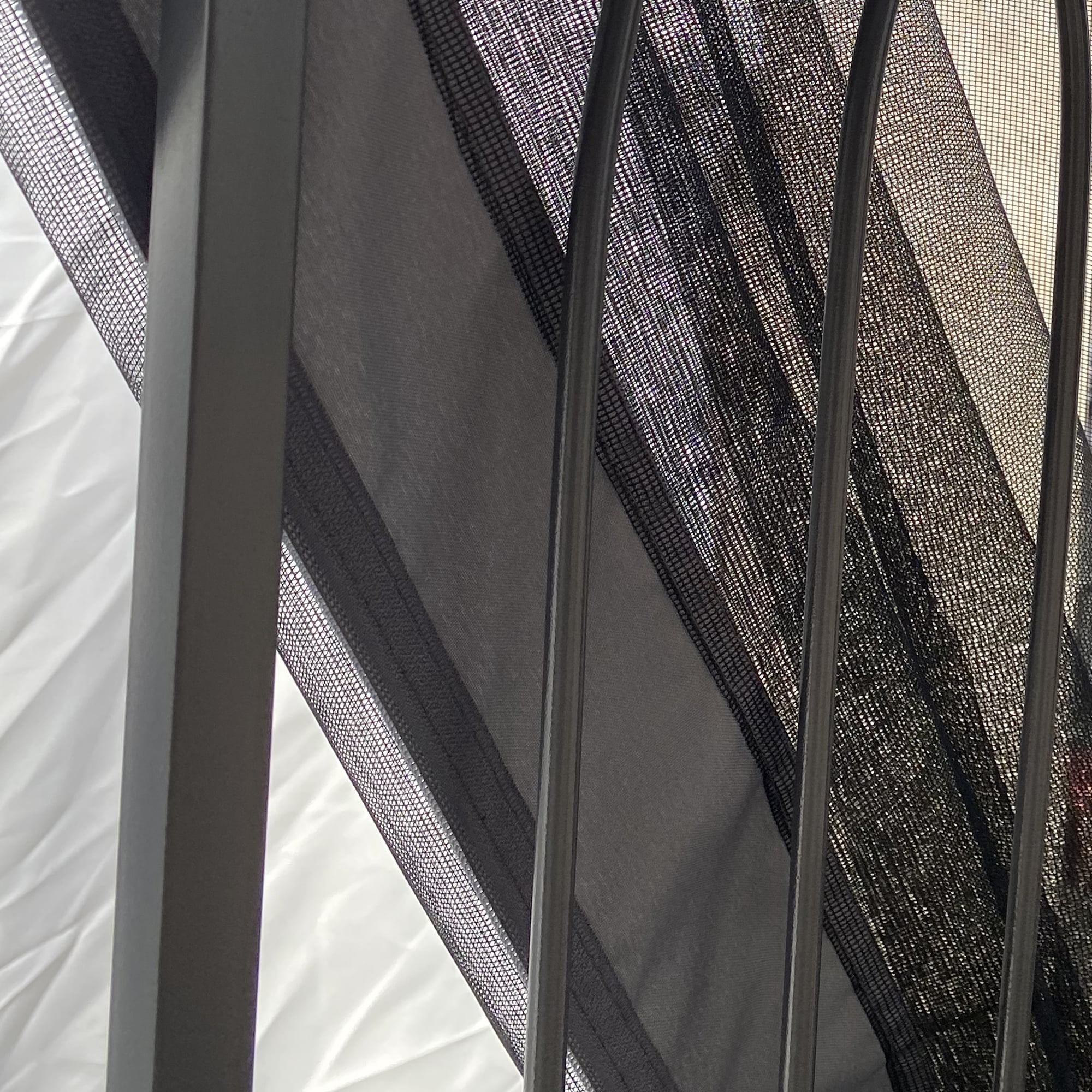 10' x 10' Outdoor Canopy Gazebo With Ventilated Double Roof And Mosquito net,Gray