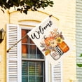 thumbnail image 6 of Sm:)e Thankful Mason Jar Pumpkin Floral Fall House Flag 28 x 40 Inch Double Sided, 6 of 7