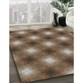 thumbnail image 3 of Ahgly Company Machine Washable Indoor Square Transitional Camel Brown Area Rugs, 6' Square, 3 of 7