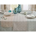 thumbnail image 5 of Saro Lifestyle 6070.A1672B 16 x 72 in. Rectangular Long Table Runner with Checkered Print - Aqua, 5 of 5