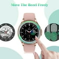 thumbnail image 6 of [4 Pack] Case for Samsung Galaxy Watch 4 Classic 46mm, Soft TPU Slim Plated Cover Protective Shockproof Bumper Shell (Black, Rose Gold, Clear x 2), 6 of 8