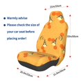 thumbnail image 3 of Yiaed Honeycomb Print Car Seat Covers,Universal Auto Seats Protector Fits for Car,SUV Sedan,Truck,Automotive Seat Covers & Accessories, 3 of 5