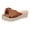 Brown, variant on Platform Espadrilles for Women Cute Bowtie Low Wedge Sandals Open Toe Summer Dressy Slides Beach Vacation Slip on Casual Shoes Silver Size 9