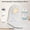 Milky White, variant on Rechargeable Travel Makeup Mirror With 72 Led Lights Portable Lighted Beauty 3 Color Lighting Dimmable Touch Screen Tabletop Folding Vanity
