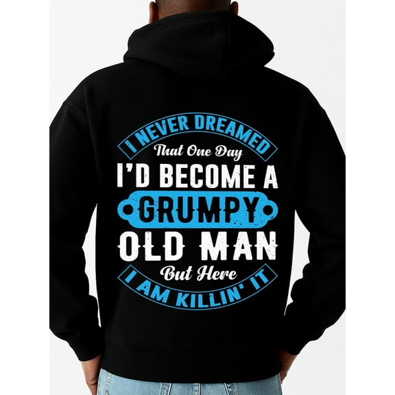 Grumpy Old Man hoodies & sweatshirt mens sweater hoodie black Hip-Hop Streetwear elegant Classic Unisex Shirt Short Sleeve tshirts