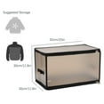 thumbnail image 2 of Gnmfd Foldable Transparent PP Storage Box Set, 7-Piece Closet Organizer for Clothing Accessories, Stackable Storage Bins with Lids for Wardrobe Pantry Drawers, Space Saving Home Organization, 2 of 2