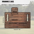 thumbnail image 5 of Psesaysky Golf Cart Seat Covers Universal Golf Cart Seat Blanket with 4 Pockets and Handle Fit for EZGO TXT RXV/Club Car DS Precedent Front Seats 2-Person Seats, Vintage Wood Grain, 5 of 8