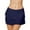 Navy Blue, variant on Women's Double Layer Swim Skirt Highly Elastic Polyester/Nylon, Breathable, Ideal for Beach & Pool, Wash in Cold Water, Multiple Sizes