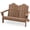 Brown, variant on SERWALL Adirondack Bench, Outdoor Adirondack Chair for 2,HDPE All-Weather Adirondack Loveseat