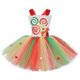 thumbnail image 1 of Baby Girl Rainbow Candy Tutu Dress Niños Disfraces de Halloween Abajo ix Vestidos de princesa Trajes de cumpleaños zhangyuxiang unisex, 1 of 2