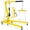 2T Yellow/Lever, variant on 2-Ton Folding Engine Hoist with Leveler 4400 LBS Hydraulic Cherry Picker Lift with 6 Casters for Garage Workshop Warehouse Yellow