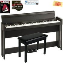 Korg C1 Air Digital Piano - Brown w/ Furniture Bench