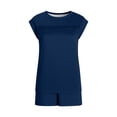 thumbnail image 4 of MAIHAN Women Shorts Sets Outfits Spring Outfits Short Sleeve Top and Shorts Crewneck Tees Shorts Playwear Sets for Casual and Summer Wear, 4 of 4