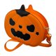 thumbnail image 2 of Bolso bandolera de piel sintética con forma de calabaza de Halloween, bonito bolso de hombro para mujer para cumpleaños Corazón de amor naranja, 2 of 8