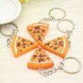 thumbnail image 5 of Naierhg Chic Imitation Pizza Pendant Keychain Key Ring Holder Hanging Bag Purse Decor, 5 of 7