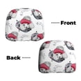 thumbnail image 6 of Kdxio Cute Poodle Dog Pattern Print 2 Piece Car Head Rest Covers Set Auto Front/Rear Seats Headrest Cover Universal Fit Most Cars,Sedan, SUV, 6 of 9