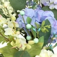 thumbnail image 6 of Northlight Eucalyptus, Hyacinths and Hydrangea Fern Spring Wreath - 26", 6 of 9