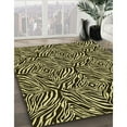thumbnail image 3 of Ahgly Company Machine Washable Indoor Rectangle Transitional Metallic Gold Area Rugs, 5' x 8', 3 of 7