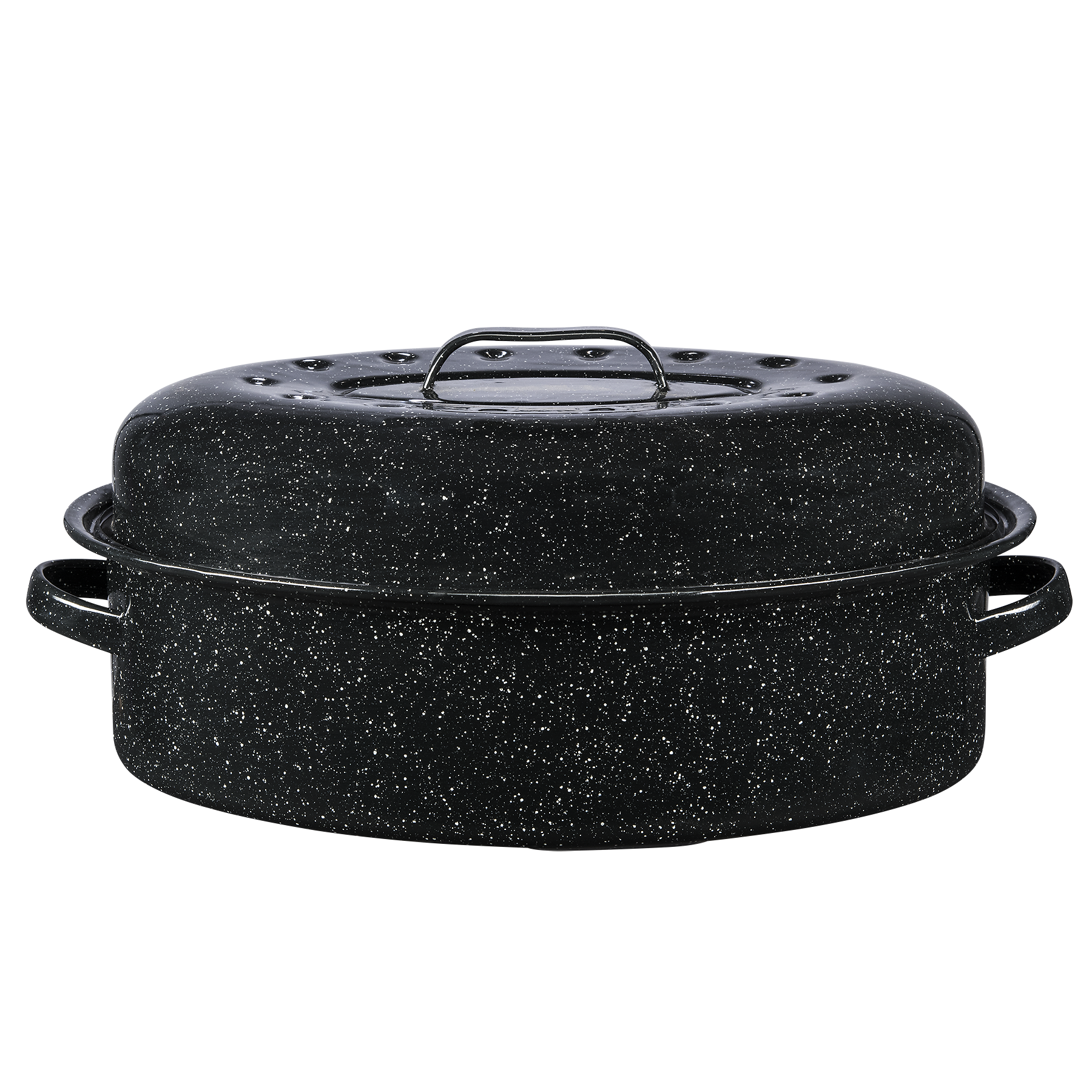 Granite Ware 18" Oval Roaster with Lid photo 1
