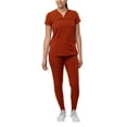 thumbnail image 1 of Adar Pro Movement Booster Scrub Set For Women - Sweetheart V-Neck Scrub Top & Yoga Jogger Scrub Pants, 1 of 7