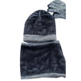 thumbnail image 2 of Gorros de invierno para hombre y mujer, guantes con pantalla táctil, bufanda para el cuello, conjunto de calentador, gorro de punto con forro polar, regalos para hombres y mujeres, 2 of 3