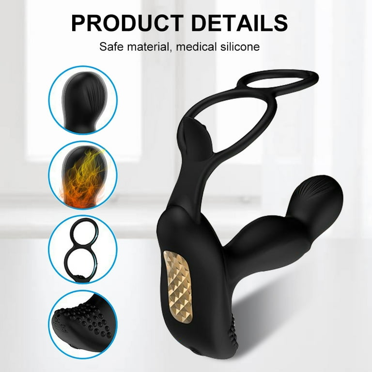 TY Heating Function Remote Control Penis Rings Insertable Plugs Promote The  Recovery of Prostatitis,Wireless Wearable Prostate Massager for  Men,Waterproof 7 Vibration Modes Anal Vibrators - Walmart.com