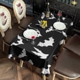 thumbnail image 2 of Halloween Bat Pattern Rectangle Tablecloth 60"x120",Waterproof Polyester Rectangle Table Cloth, Wipeable Spillproof Polyester Tablecloth for Dining, Camping, Indoor and Outdoor, 2 of 6