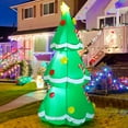 thumbnail image 4 of GOOSH Christmas Inflatable 5 FT Inflatable Christmas Tree, Christmas Blowup Tree Outdoor Christmas Tree Inflatable with Lights, Inflatable Christmas Decoration Clearance for Xmas/Holiday/Party/Garden, 4 of 7