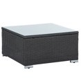thumbnail image 4 of HIGHSOUND 7 Piece Pe Rattan Wicker Outdoor Patio Bar Set, Dark Gray, 4 of 9