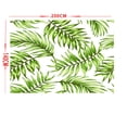 thumbnail image 3 of Mantel con hoja de árbol tropical destacado, cubierta de de cocina para comedor, forma rectangur y cuadrada Rectángulo-14 perfecl mantel verde, 3 of 8