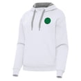 thumbnail image 2 of Women's-Antigua  White Pittsburgh Steelers St. Patrick's Day Victory Pullover Hoodie, 2 of 4
