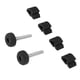 thumbnail image 1 of Tope de goma para capó Bling Bling parachoques para Chevy Truck 1967-1972 negro, 1 of 12