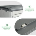 thumbnail image 5 of UBesGoo 6 x 4' Outdoor Storage Shed Garden Shed HDPE Storage Cabinet for Patio and Garden, 5 of 7