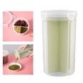 thumbnail image 4 of Botella para almacenar granos, compartimento extraíble, tapa giratoria, contenedor de alimentos para cocina Verde, 4 of 9
