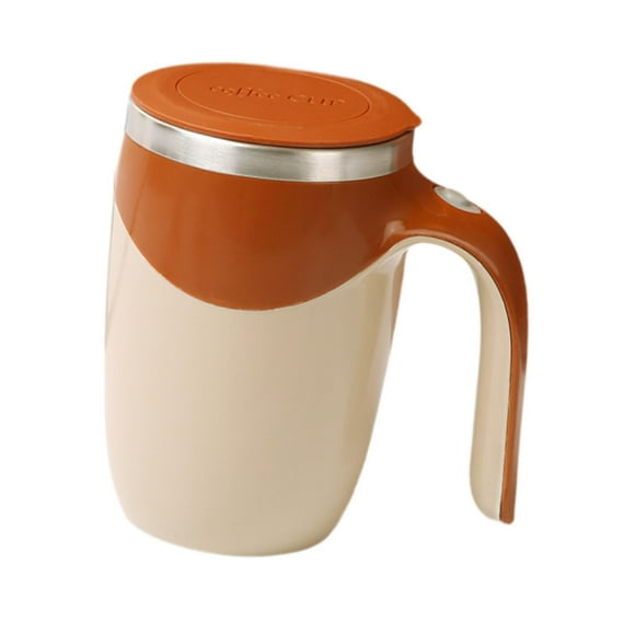 Siruishop Self Stirring Mug Office Multipurpose Stirring Cup for Tea Milk Hot Chocolat Battery