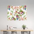 thumbnail image 2 of Kdxio Birds And Flowers Wall Hanging Tapestries Banner For Bedroom College Dorm Home Living Room Party Decor 29X37 In, 2 of 8