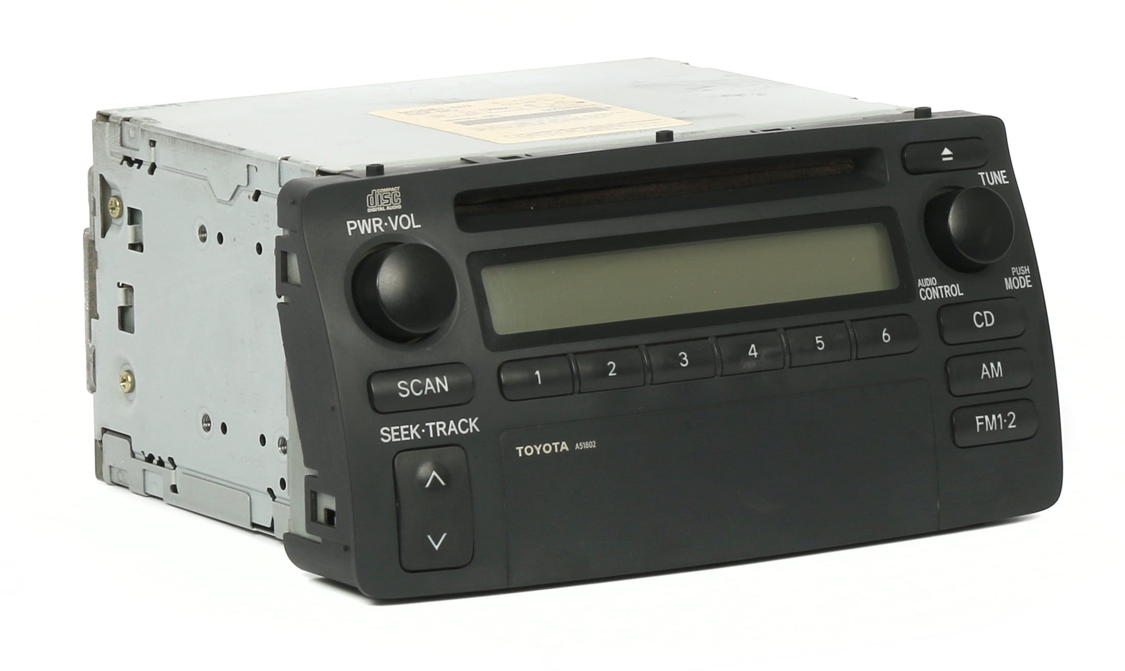 Restored 2003-2004 Toyota Corolla Radio AM FM Single Disc CD Receiver 8612002270 A51802 (Refurbished)