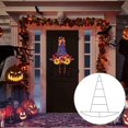 thumbnail image 4 of Autumn Pumpkin Wreath Frame DIY Hanging Wreath Form Thanksgiving Crafts Metal Wire Frame Farmhouse F, 4 of 5