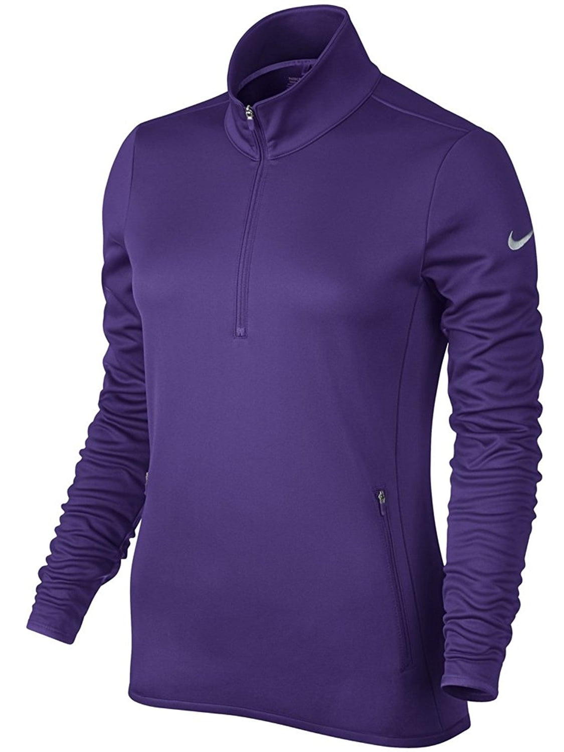 Nike Nike Women's ThermaFit 1/2 Zip Mock Golf TopPurple Walmart