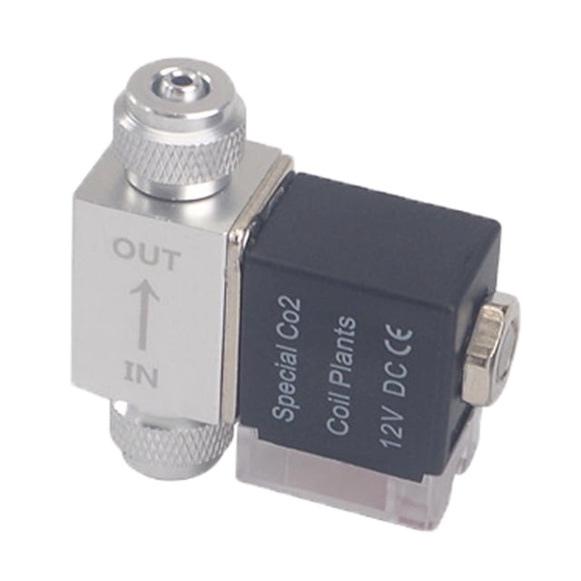 Yinanstore Low Temperature CO2 Electric Solenoid Valve For Plants Plug Double Head