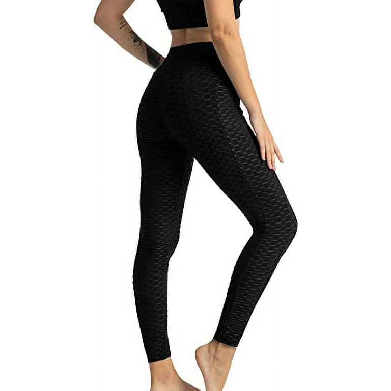 Workout Leggings Seamless Softness Bubble Butt Push Up Tummy Control Active  Tights