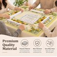 thumbnail image 5 of Sunflower Tablecloth 55x55 Inch, Table Cloth and Table Covers, Stain Resistance Polyester Table Cover for Kitchen Dining Holiday Decor, 5 of 6