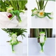 thumbnail image 3 of Miniature Frog Figurines Plant Decorations for Pots, Funny Tipsy Frog Garden Decor Outdoor Decoration Frog Statue Planter Hugger Gift for Flower, Yard, Lawn Ornament, Picture Frame Decoration, 3 of 13