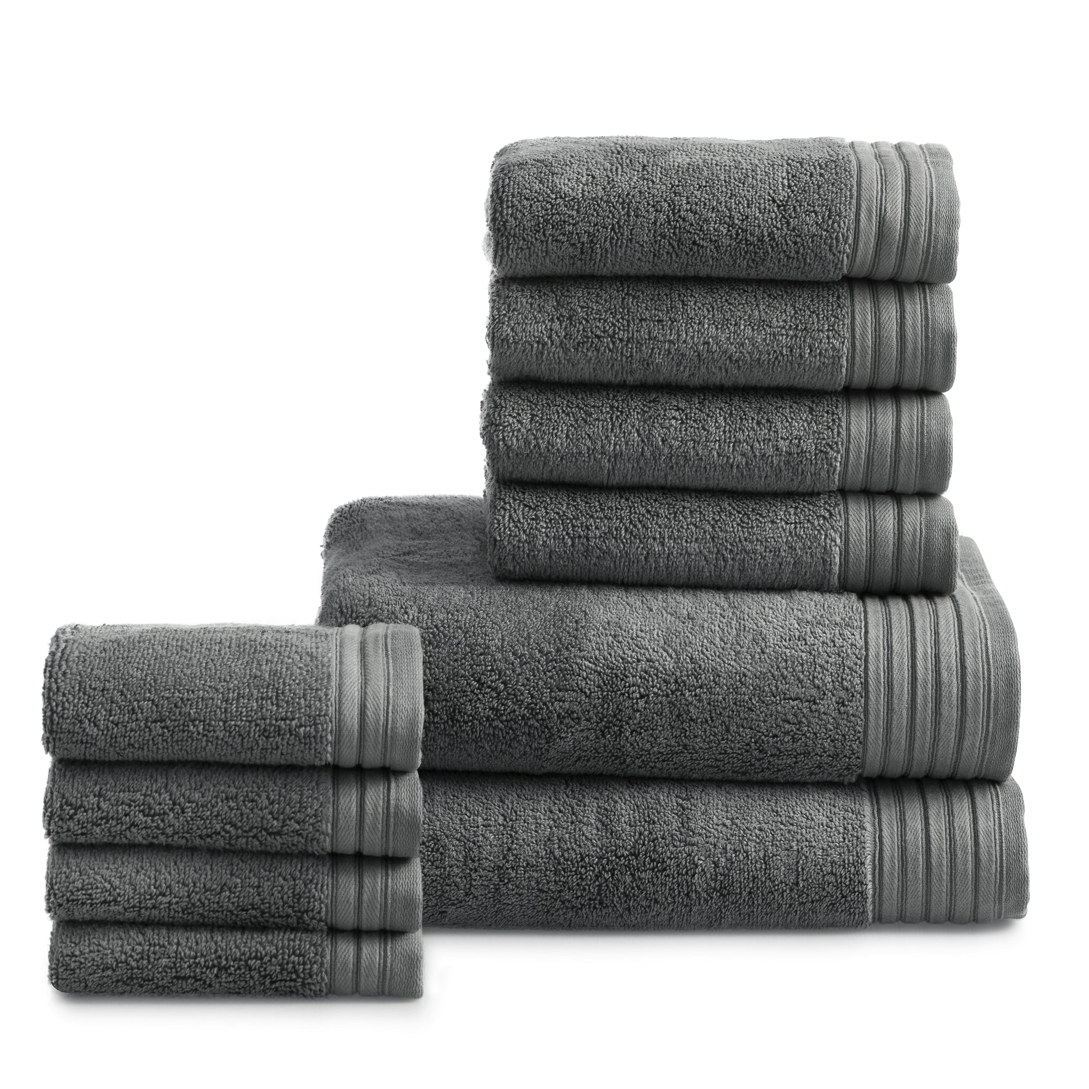 Alurri Set of 4 Luxury Hand Towels by Super Soft and Quick .. 
